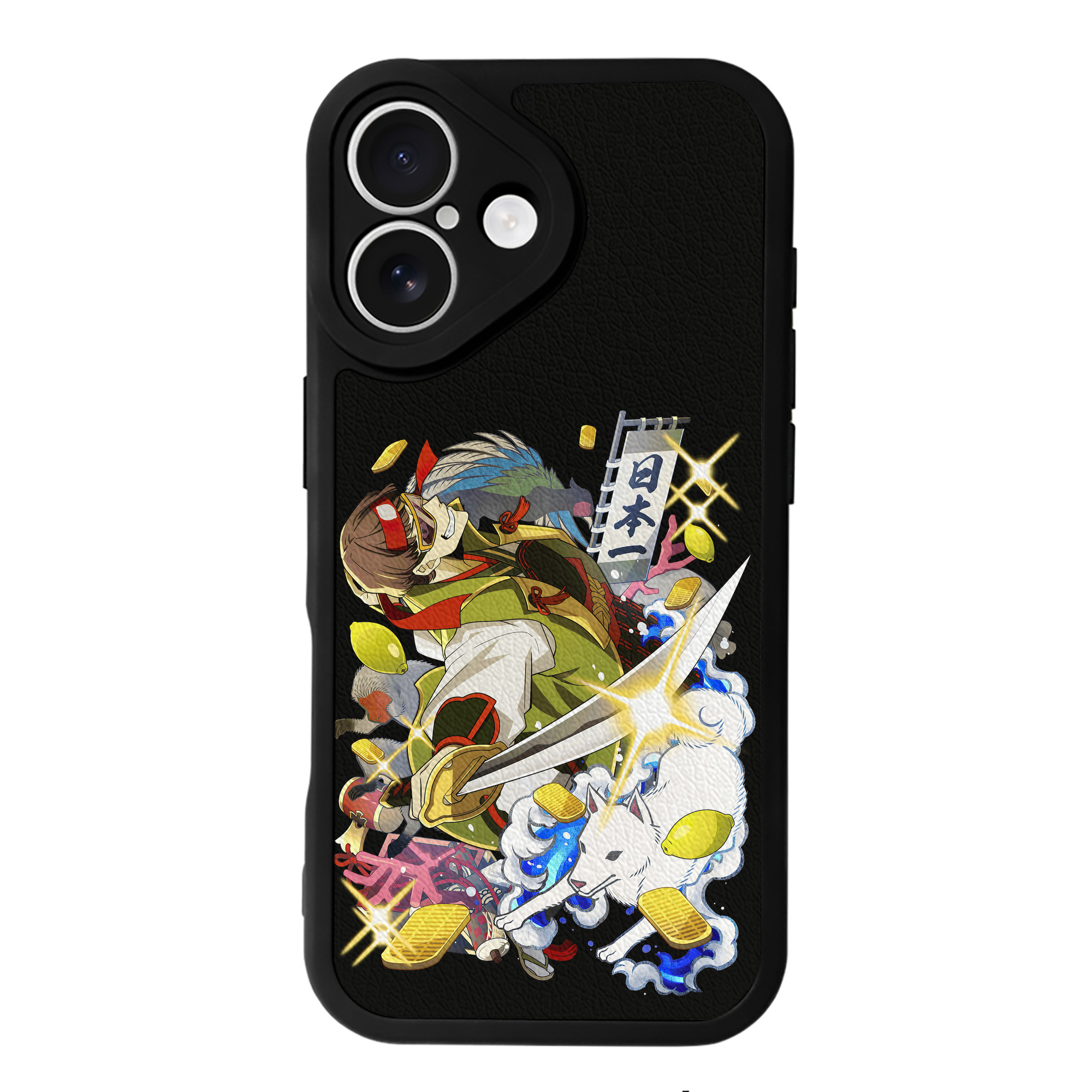 （画像用） 文豪ストレイドッグス Bungo Stray Dogs 【iPhone 16シリーズ対応】シリコンスマホケース（レザー調） 材質：シリコン